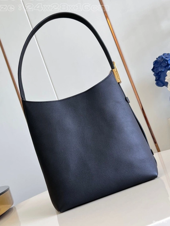 VUITTON Jh-24*28*16CM LOUIS Hobo Low Key 0803